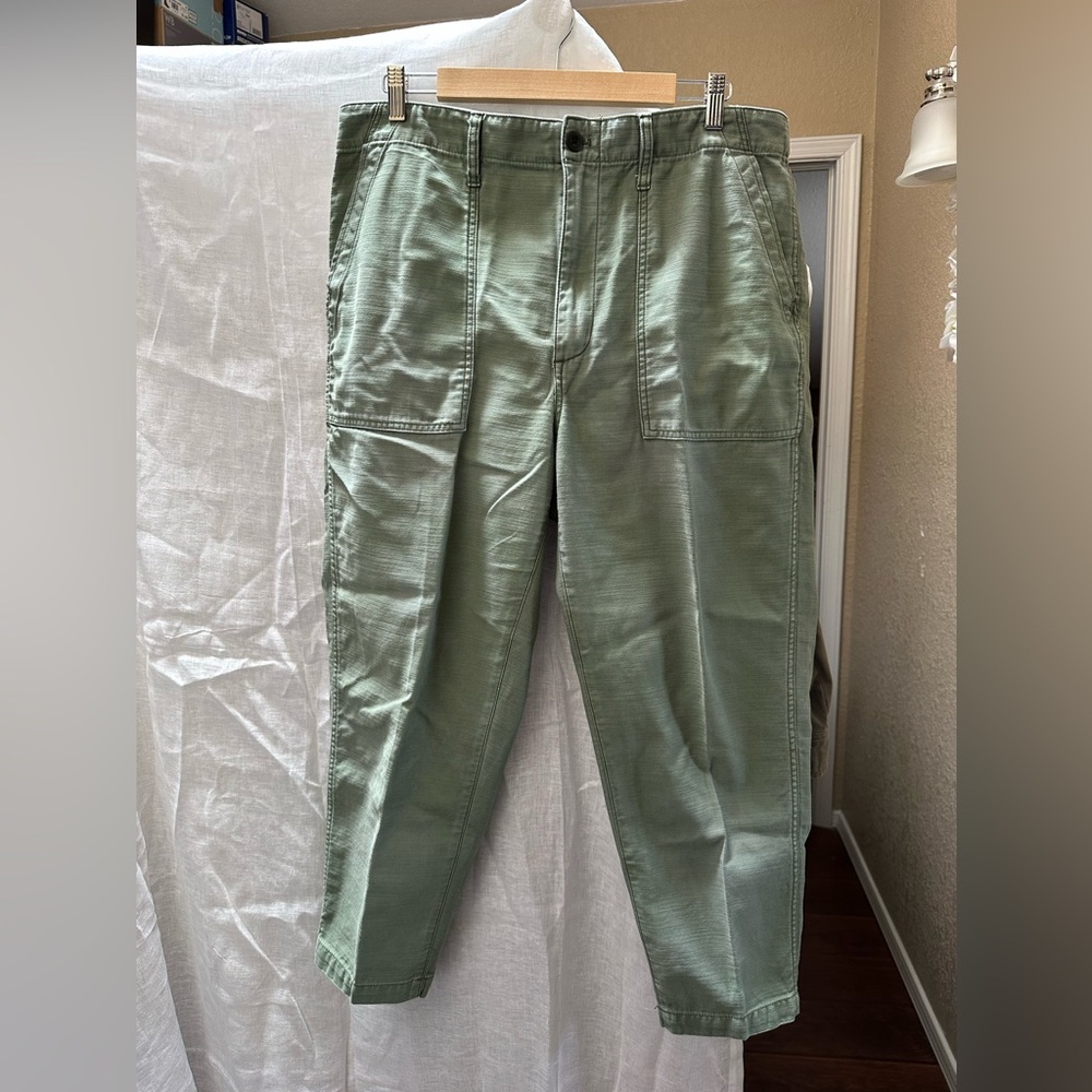 Madewell Sage Green Wide Leg Pants